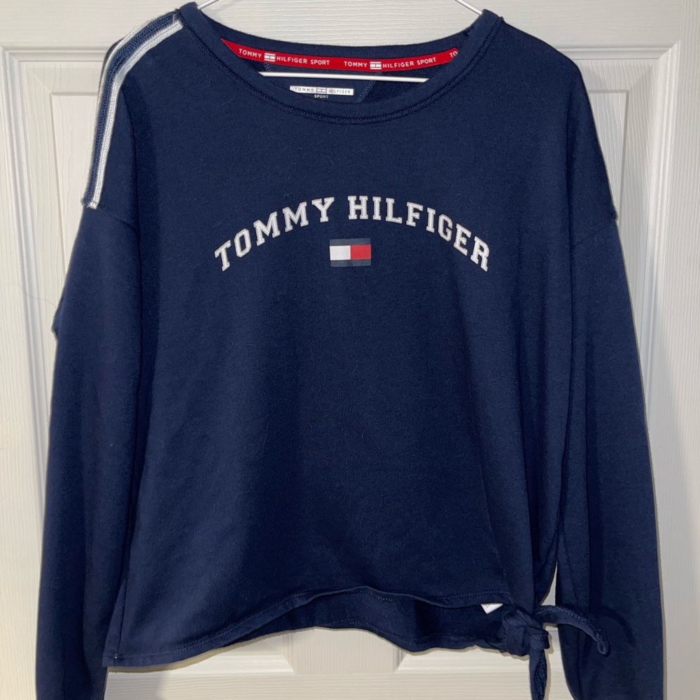 Navy Blue Long Sleeve ~ L